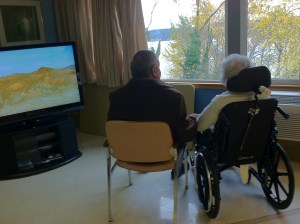 Show what is happening between the son and his mother.