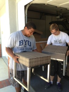 Two strong young men.