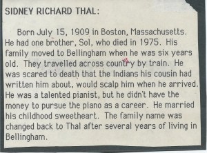 from the 1980's Family Tree project